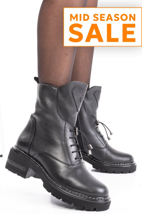 Ghete femei piele negre naturala 9s7760