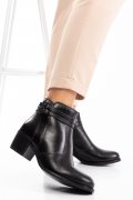 GHETE NEGRE PIELE NATURALA 2S77078