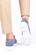PANTOFI DENIM PIELE NATURALA INTOARSA JOANNE