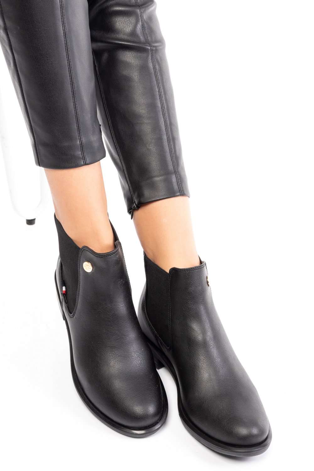 U.S. POLO ASSN, GHETE DAMA BLACK ILENA-1PR