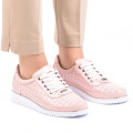 PANTOFI SPORT ROZ PIELE NATURALA TOSCA