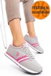 U.s. polo assn, pantofi sport grey fuchsia samuel1