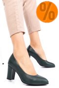 PANTOFI VERZI PIELE NATURALA 3S77015