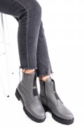 GHETE DAMA PIELE NATURALA GRI 1S7770