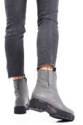 GHETE DAMA PIELE NATURALA GRI 1S7770