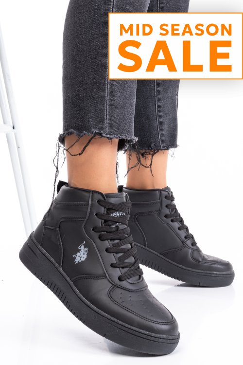 U.s. polo assn, pantofi sport black aristo-hi-1pr