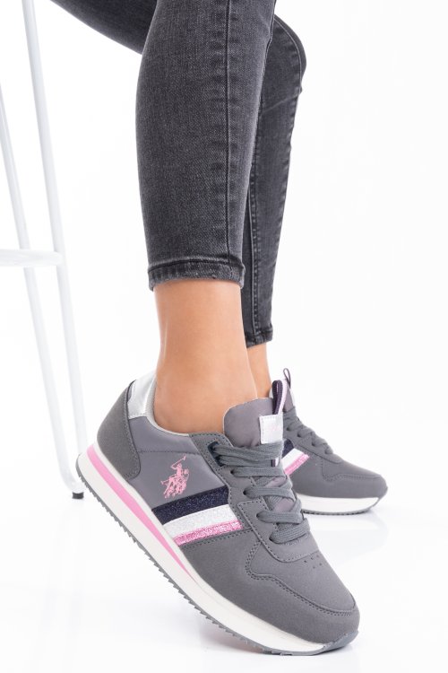 U.s. polo assn, pantofi sport grey nobiw001