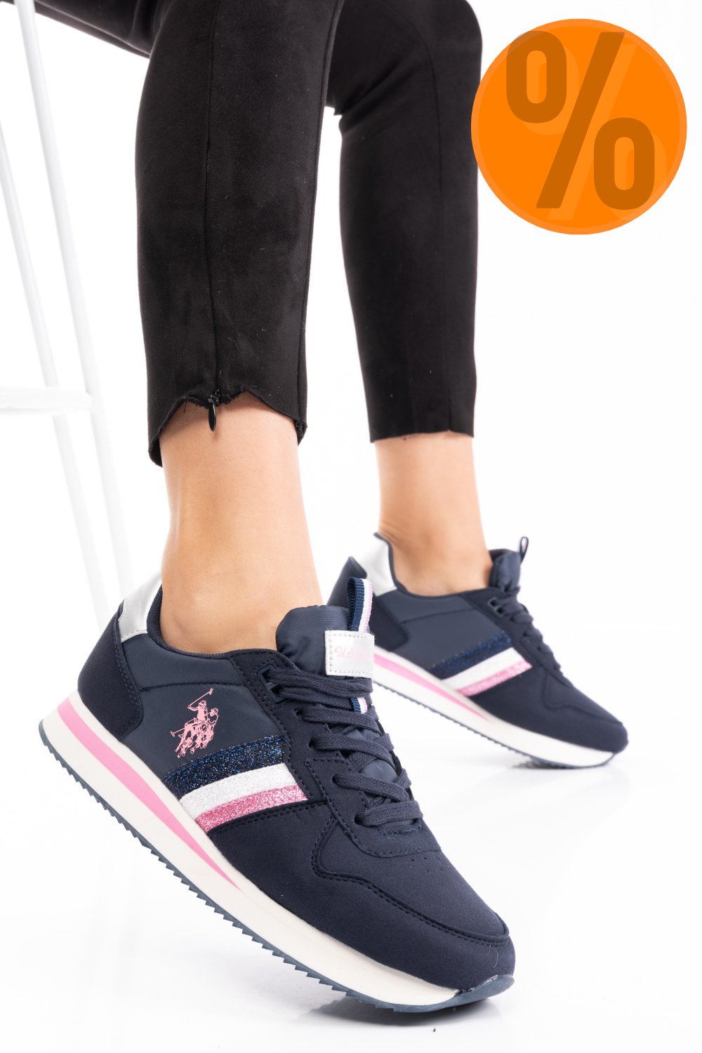 U.S. POLO ASSN, PANTOFI SPORT DARK BLUE NOBIW001