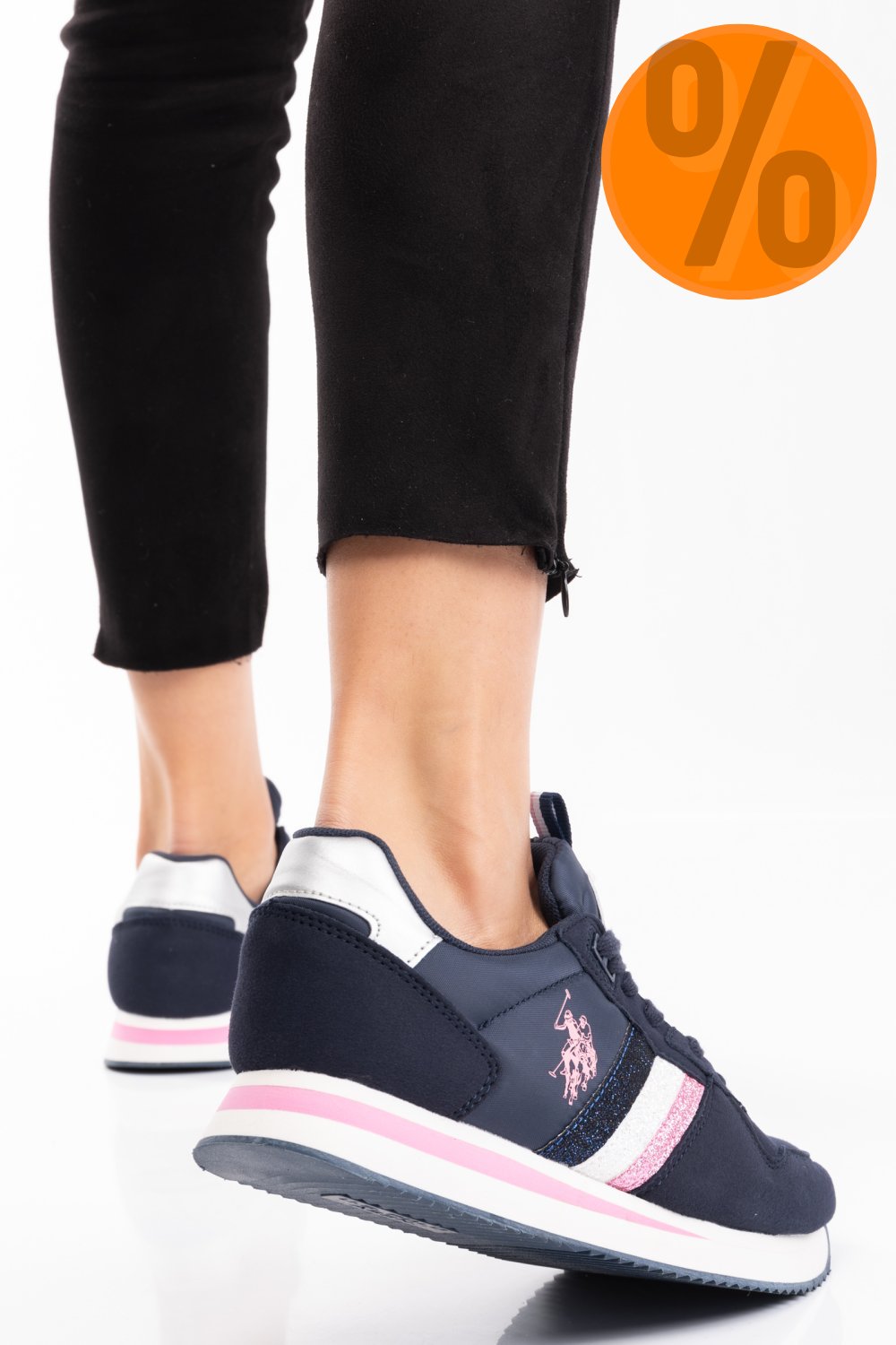 U.S. POLO ASSN, PANTOFI SPORT DARK BLUE NOBIW001