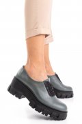 PANTOFI GRI PIELE NATURALA 2S77060