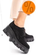 PANTOFI NEGRI PIELE NATURALA INTOARSA 2S77085