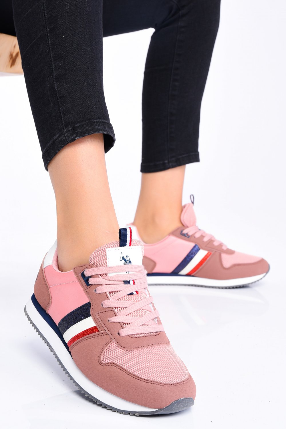 U.S. POLO ASSN, PANTOFI SPORT PINK NOBIW174