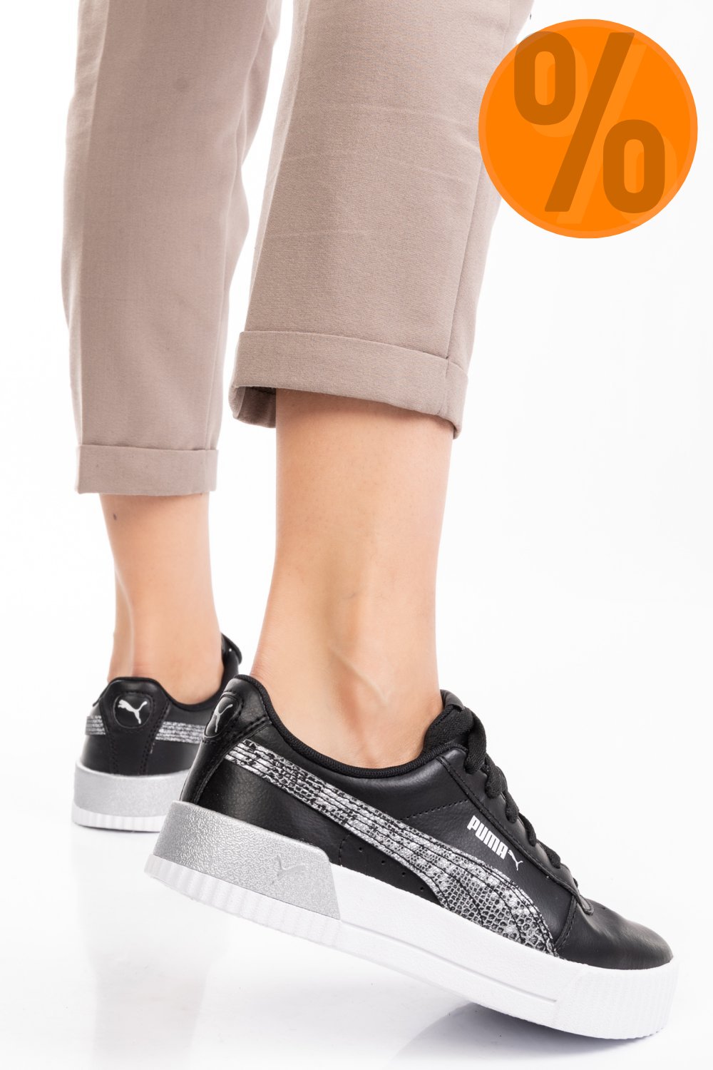 PUMA, PANTOFI SPORT BLACK