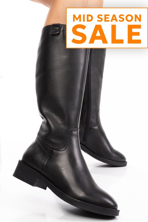 Cizme dama piele naturala negre 7s77717