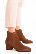 BOTINE MARO PIELE NATURALA INTOARSA 3S77626R