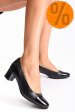 Pantofi negri piele naturala lacuita 1s77404