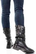 CIZME NEGRE PIELE NATURALA 3S77004