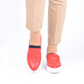 ESPADRILE ROSII PIELE NATURALA D1645