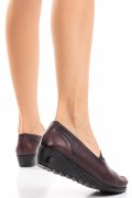 PANTOFI BORDO PIELE NATURALA 2S77352