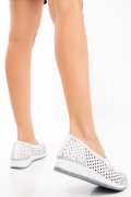 PANTOFI ALBI PIELE NATURALA 8S77199