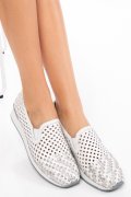 PANTOFI ALBI PIELE NATURALA 8S77199