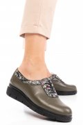 PANTOFI KHAKI TALPA NEAGRA PIELE NATURALA 2S77030