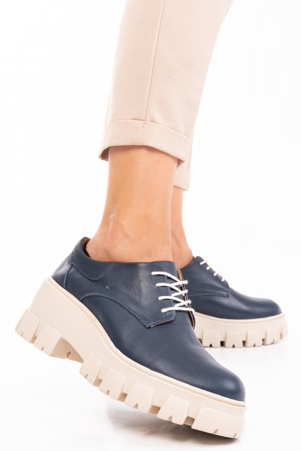 PANTOFI CASUAL FEMEI PIELE NATURALA BLEUMARIN 2S77080