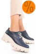 Pantofi casual femei piele naturala bleumarin 2s77080