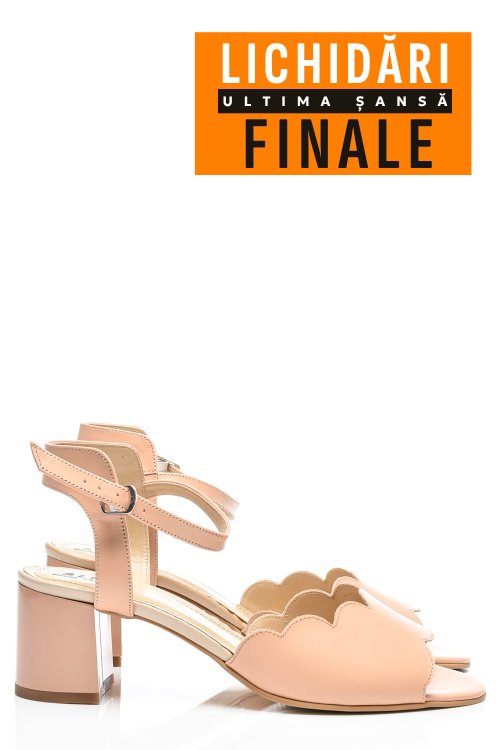 Sandale nude piele naturala 1s77582