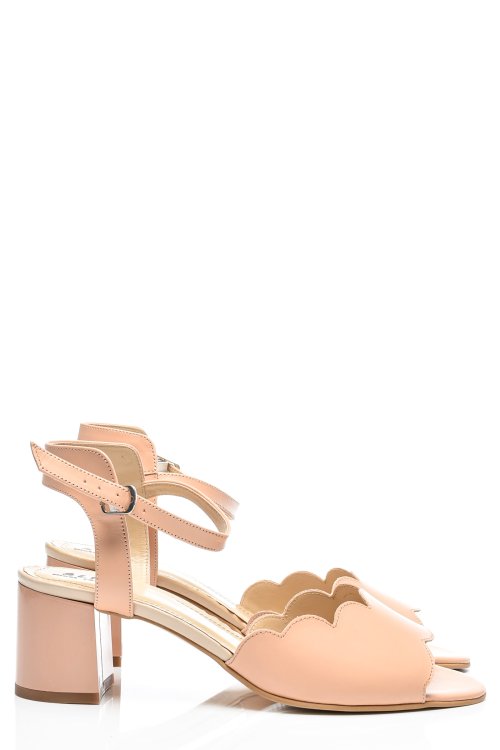Sandale nude piele naturala 1s77582