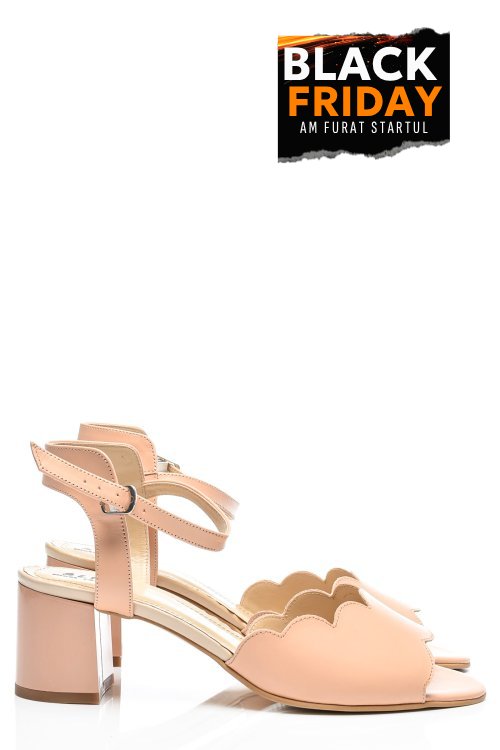 Sandale nude piele naturala 1s77582