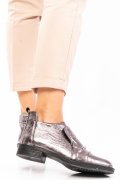 GHETE ARGINTII PIELE NATURALA 2S7702688