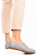 ESPADRILE GRI PIELE NATURALA 7S7701