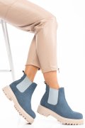 GHETE ALBASTRE PIELE NATURALA 2S7779