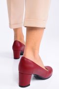 PANTOFI BORDO PIELE NATURALA 1S77510