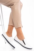 PANTOFI ALBI PIELE NATURALA 3S77038