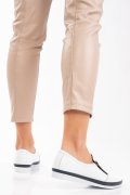 PANTOFI ALBI PIELE NATURALA 3S77038