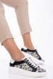 Pantofi sport femei piele naturala negri 3s77000
