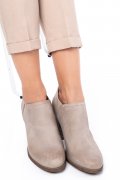 BOTINE BEJ PIELE NATURALA 3S77086