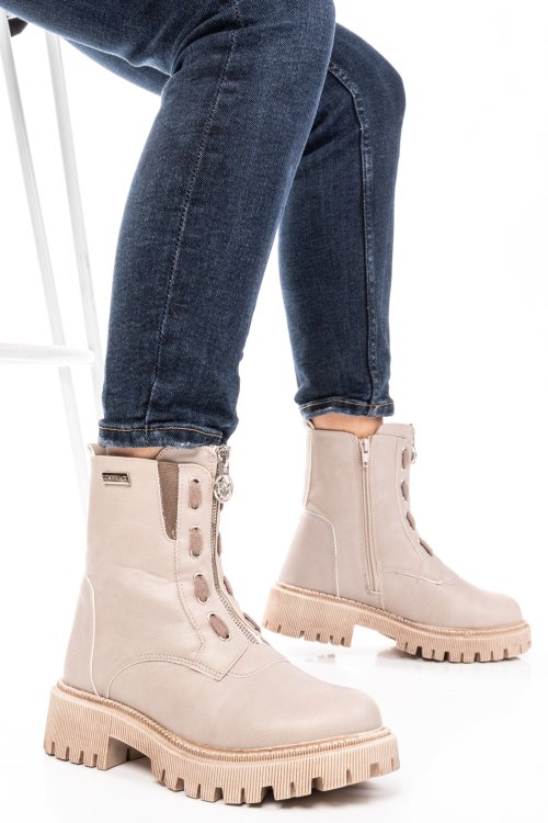 Lumberjack, ghete beige fleta