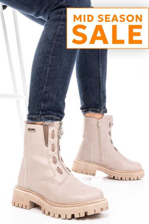 Lumberjack, ghete beige fleta