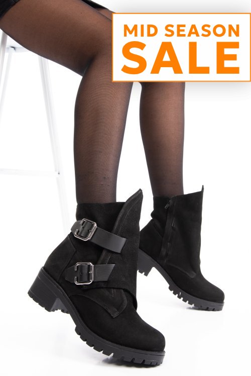 Ghete dama piele naturala negre 1s7792887nbk