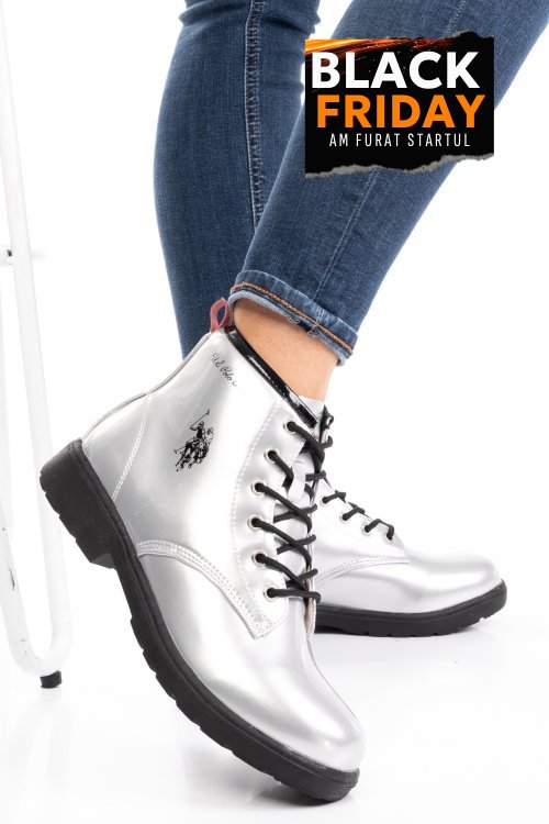 U.s. polo assn, ghete dama silver yva001