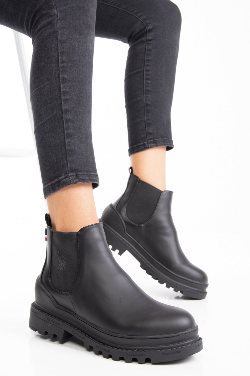 U.S. POLO ASSN, GHETE FEMEI BLACK KIEV