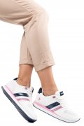 U.S. POLO ASSSN, PANTOFI SPORT WHITE PINK NOBIW004