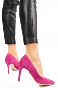 PANTOFI FUCHSIA PIELE NATURALA INTOARSA 1S77206