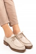MOCASINI BEJ PIELE NATURALA 8S77456