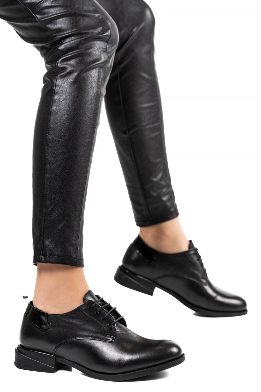 PANTOFI NEGRI PIELE NATURALA 2S7712623NP