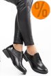 Pantofi negri piele naturala 2s7712623np