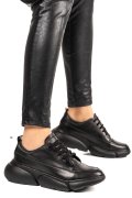 PANTOFI SPORT NEGRI PIELE NATURALA 2S7711608NP